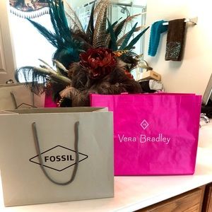 Fossil & Vera Bradley shopping Bags